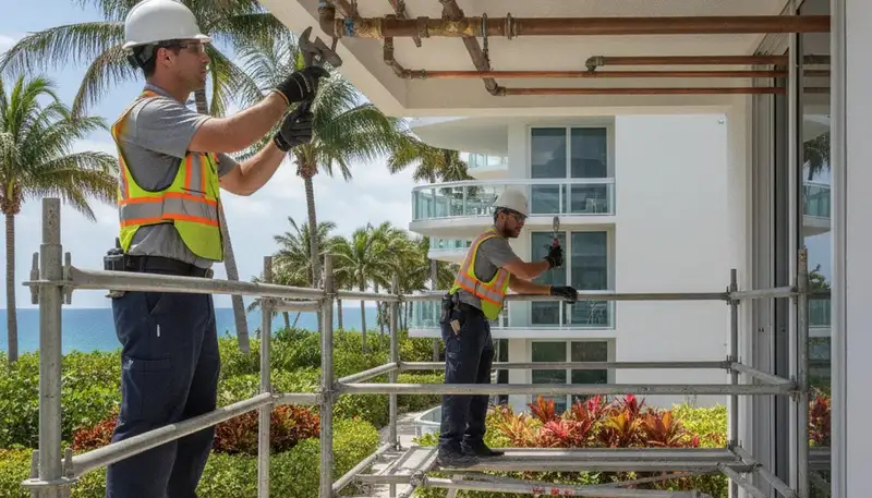 Fort Lauderdale, FL plumbing repair service van for emergency drain and leak repairs