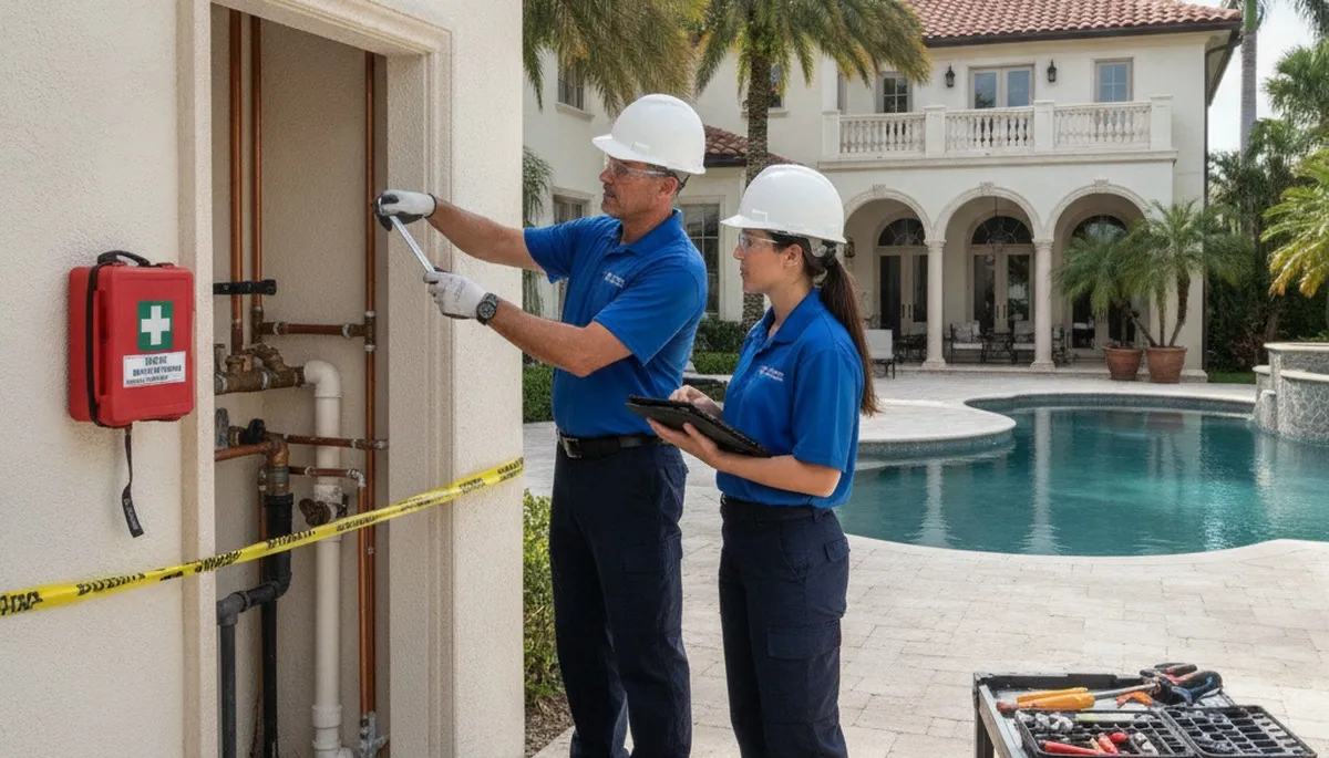 Emergency plumbing repair service in Fort Lauderdale, FL for residential and commercial properties