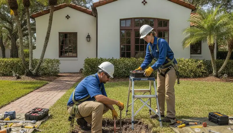 Fort Lauderdale, FL plumbing repair team providing emergency leak and drain services