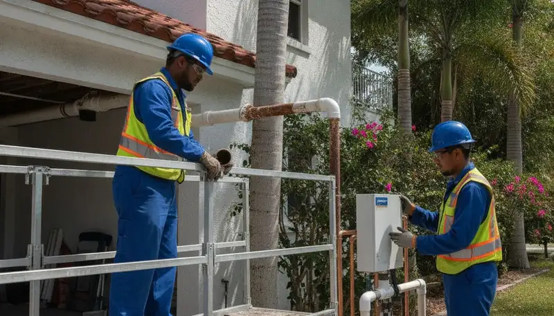 Fort Lauderdale, FL emergency plumbing repair service truck for fast residential and commercial repairs