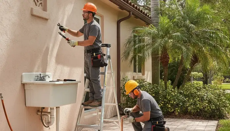 Emergency plumbing repair service in Fort Lauderdale, FL for residential and commercial leaks