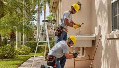 Fort Lauderdale, FL emergency plumbing repair service for residential and commercial leaks and clogs