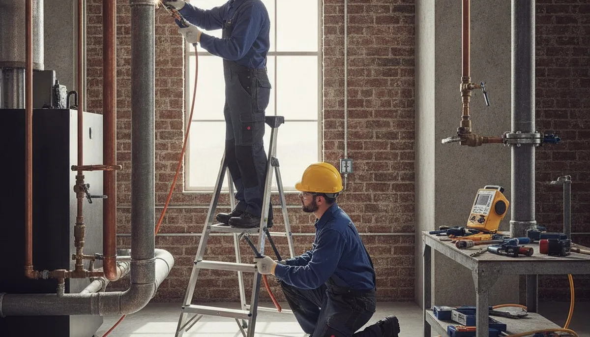 Fort Lauderdale, FL plumber repairing a home pipe for fast emergency plumbing service