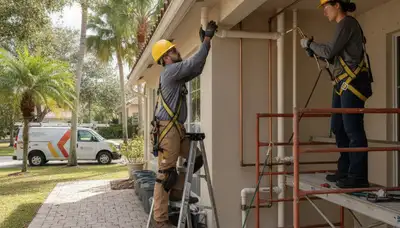 Fort Lauderdale, FL plumbing repair service for emergency leak and pipe repair on a home call