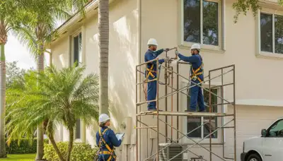 Fort Lauderdale, FL plumbing repair technician providing emergency pipe and leak repair service