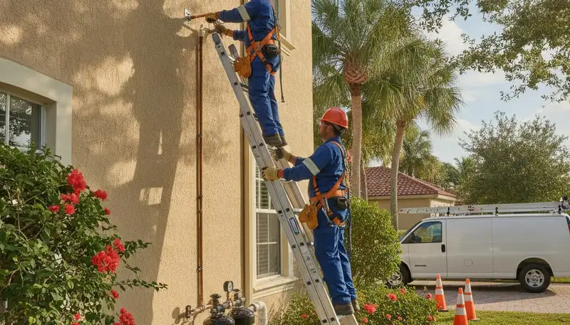 Emergency plumbing repair service in Fort Lauderdale, FL for residential and commercial leaks