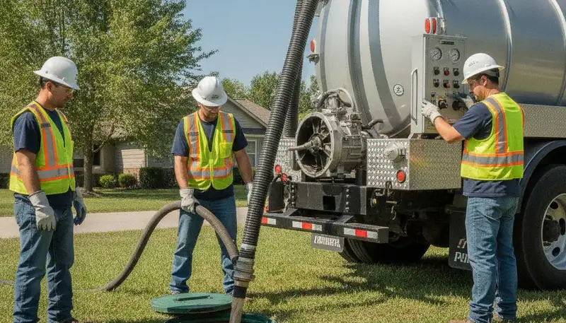 Fort Lauderdale plumber providing septic pumping service for local homes