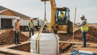 Fort Lauderdale, FL plumbers installing a septic tank for a home with professional service